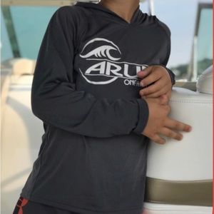 Momentum swim UV hooded shirt kids medium